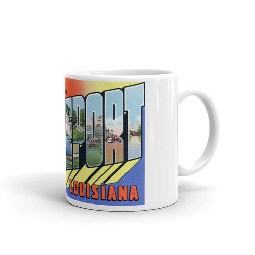 Greetings from Shreveport Louisiana Unique Coffee Mug, Coffee Cup