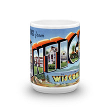 Greetings from Antigo Wisconsin Unique Coffee Mug, Coffee Cup