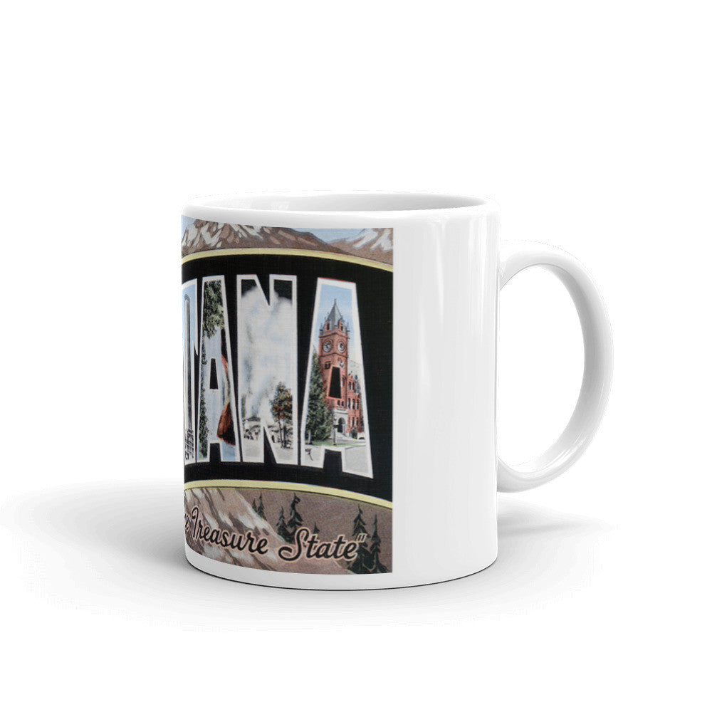 Greetings from Montana Unique Coffee Mug, Coffee Cup 2