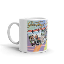 Greetings from Bridgeport Connecticut Unique Coffee Mug, Coffee Cup