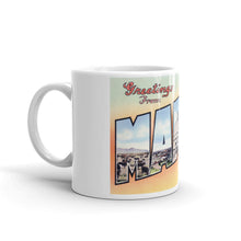 Greetings from Marfa Texas Unique Coffee Mug, Coffee Cup