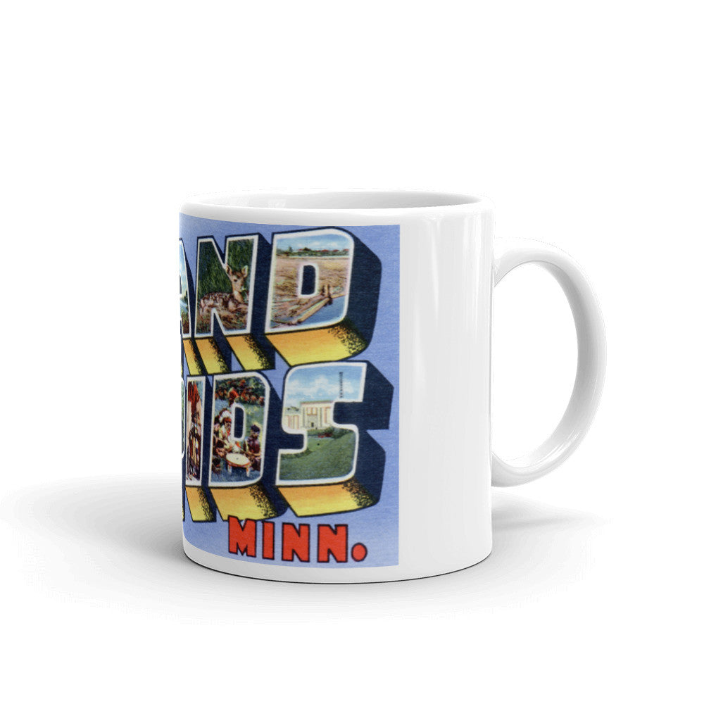 Greetings from Grand Rapids Minnesota Unique Coffee Mug, Coffee Cup