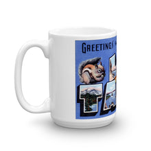 Greetings from Lake Tahoe Nevada Unique Coffee Mug, Coffee Cup