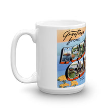 Greetings from North Carolina Unique Coffee Mug, Coffee Cup 1