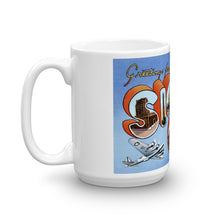 Greetings from Sioux City Iowa Unique Coffee Mug, Coffee Cup