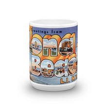Greetings from Long Beach Long Island New York Unique Coffee Mug, Coffee Cup 1