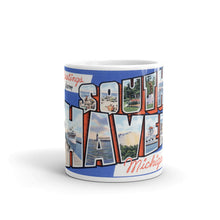 Greetings from South Haven Michigan Unique Coffee Mug, Coffee Cup