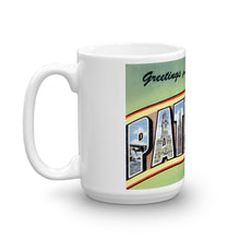 Greetings from Paterson New Jersey Unique Coffee Mug, Coffee Cup