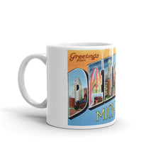 Greetings from Detroit Michigan Unique Coffee Mug, Coffee Cup 3