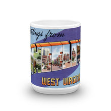 Greetings from Wheeling West Virginia Unique Coffee Mug, Coffee Cup
