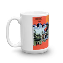 Greetings from Meadville Pennsylvania Unique Coffee Mug, Coffee Cup