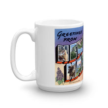 Greetings from New Hampshire Unique Coffee Mug, Coffee Cup 1
