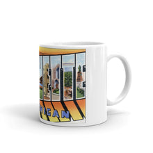 Greetings from Marquette Michigan Unique Coffee Mug, Coffee Cup