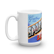 Greetings from Spartanburg South Carolina Unique Coffee Mug, Coffee Cup 1