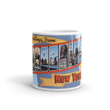 Greetings from Brooklyn New York Unique Coffee Mug, Coffee Cup 1