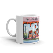 Greetings from Owensboro Kentucky Unique Coffee Mug, Coffee Cup
