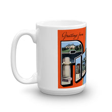 Greetings from Pierre South Dakota Unique Coffee Mug, Coffee Cup