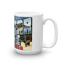 Greetings from Big Bear Lake California Unique Coffee Mug, Coffee Cup