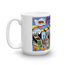 Greetings from Sacramento California Unique Coffee Mug, Coffee Cup 1