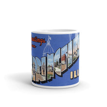 Greetings from Springfield Illinois Unique Coffee Mug, Coffee Cup