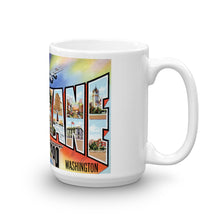 Greetings from Spokane Washington Unique Coffee Mug, Coffee Cup