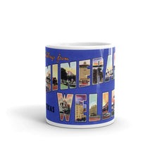 Greetings from Mineral Wells Texas Unique Coffee Mug, Coffee Cup