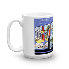 Greetings from Stevens Point Wisconsin Unique Coffee Mug, Coffee Cup