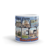 Greetings from San Diego California Unique Coffee Mug, Coffee Cup 2