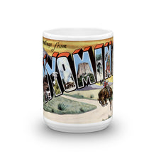 Greetings from Wyoming Unique Coffee Mug, Coffee Cup 2
