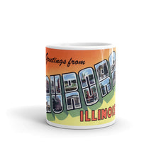 Greetings from Aurora Illinois Unique Coffee Mug, Coffee Cup 2