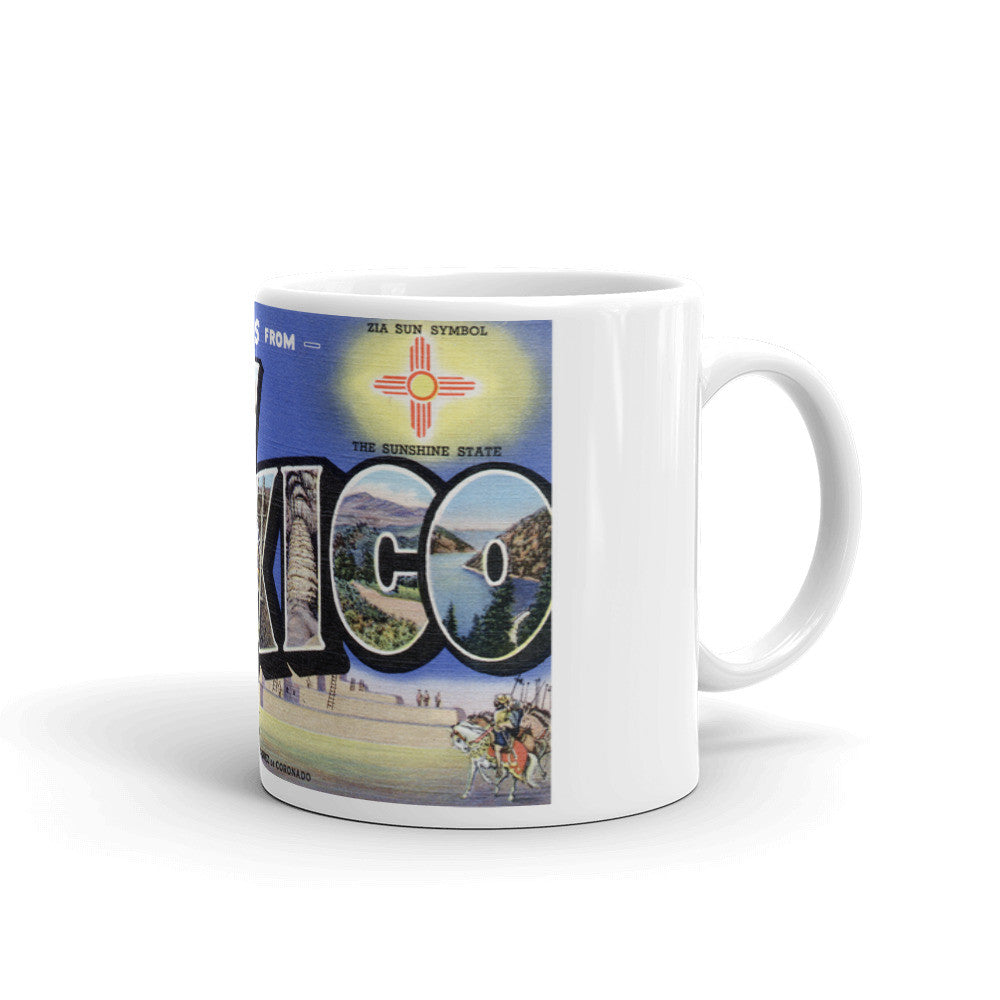 Greetings from New Mexico Unique Coffee Mug, Coffee Cup 3