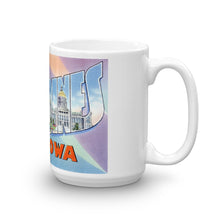 Greetings from Des Moines Iowa Unique Coffee Mug, Coffee Cup 2
