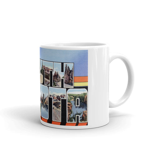 Greetings from South Dakota Unique Coffee Mug, Coffee Cup 2