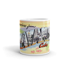 Greetings from Havana Cuba Unique Coffee Mug, Coffee Cup