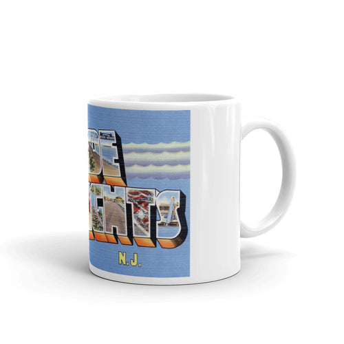 Greetings from Seaside Heights New Jersey Unique Coffee Mug, Coffee Cup