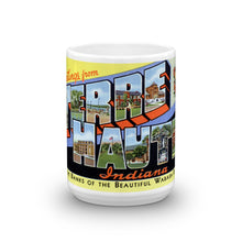 Greetings from Terre Haute Indiana Unique Coffee Mug, Coffee Cup 2