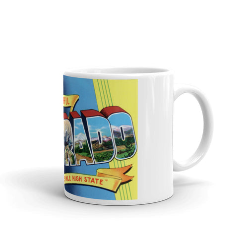 Greetings from Colorado Unique Coffee Mug, Coffee Cup 2