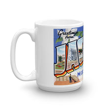 Greetings from Jackson Mississippi Unique Coffee Mug, Coffee Cup