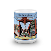 Greetings from Texas Unique Coffee Mug, Coffee Cup 7