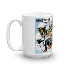 Greetings from West Virginia Unique Coffee Mug, Coffee Cup 3