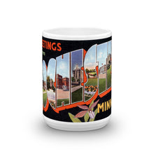Greetings from Rochester Minnesota Unique Coffee Mug, Coffee Cup 1