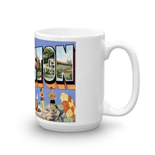 Greetings from Evanston Illinois Unique Coffee Mug, Coffee Cup