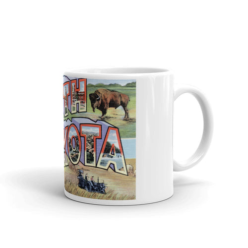 Greetings from North Dakota Unique Coffee Mug, Coffee Cup 2
