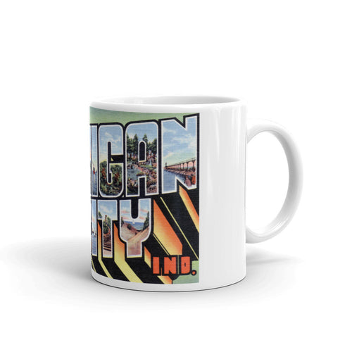 Greetings from Michigan Unique Coffee Mug, Coffee Cup 2