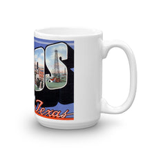 Greetings from Pecos Texas Unique Coffee Mug, Coffee Cup