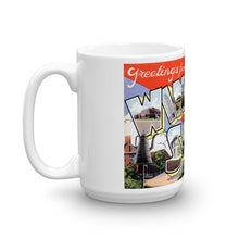 Greetings from Winston Salem North Carolina Unique Coffee Mug, Coffee Cup