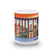 Greetings from Kewanee Illinois Unique Coffee Mug, Coffee Cup