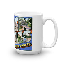 Greetings from Black Hills South Dakota Unique Coffee Mug, Coffee Cup