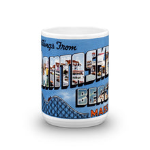 Greetings from Nantasket Beach Massachusetts Unique Coffee Mug, Coffee Cup