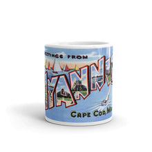 Greetings from Hyannis Massachusetts Unique Coffee Mug, Coffee Cup